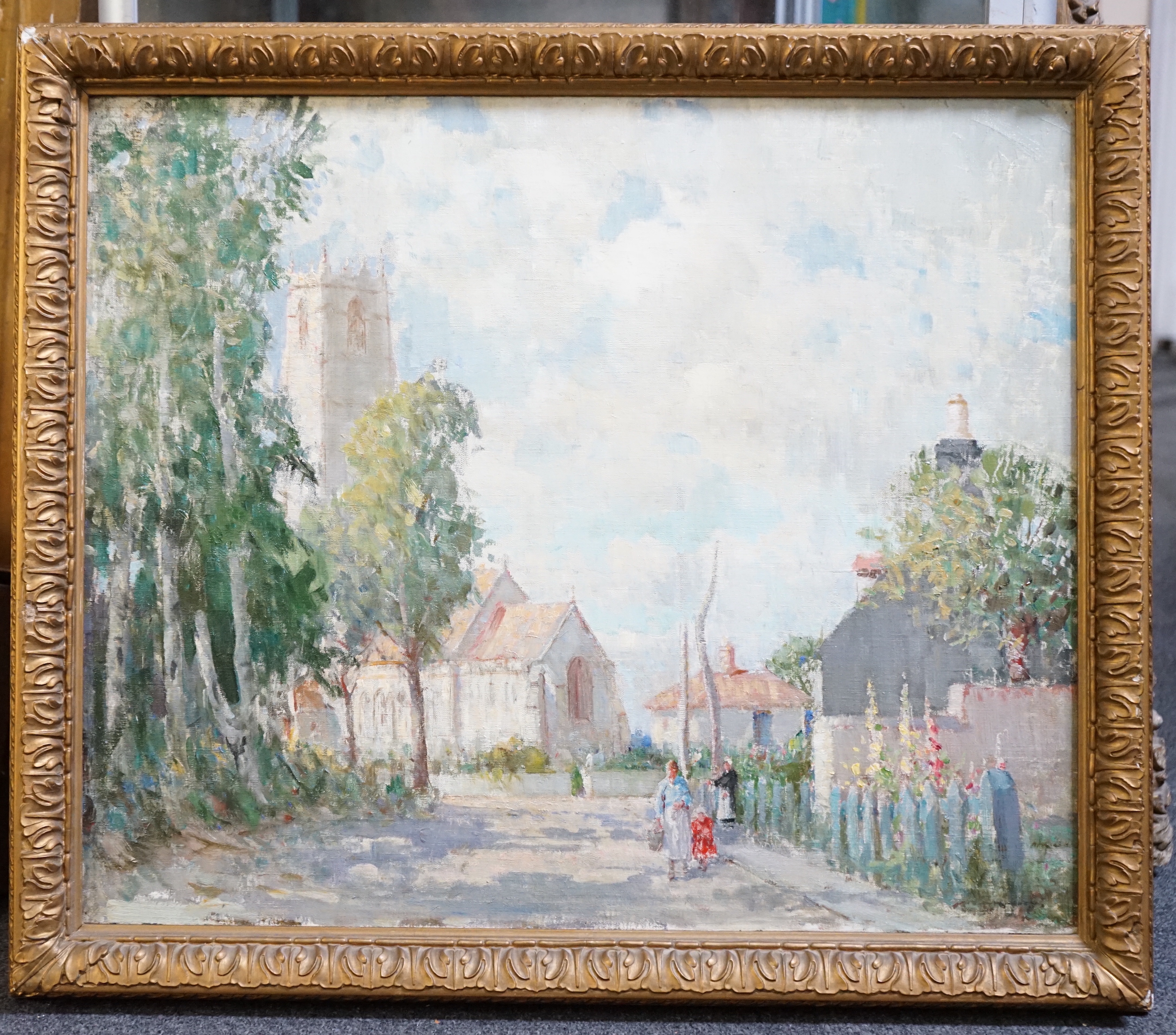 William Lee Hankey (British, 1869-1952), 'Winterton, Norfolk', oil on canvas, 51 x 60cm